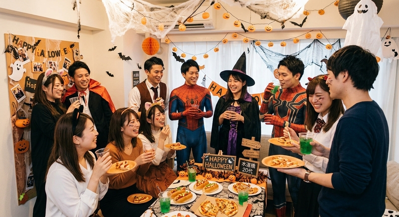 【20代限定】水道橋でハロウィンパーティー🎃👻 仮装してゲームや交流を楽しもう！［初心者・1人参加大歓迎］