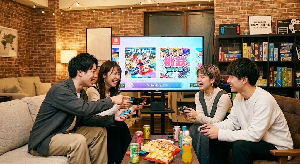 【20代限定】池袋でSwitch＆ボドゲ！みんなでワイワイゲームパーティー🎮✨［初心者大歓迎］