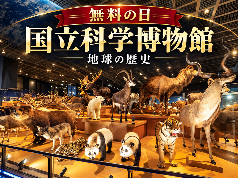 （無料の日）地球の歴史｜国立科学博物館「地球館」を楽しもう！
