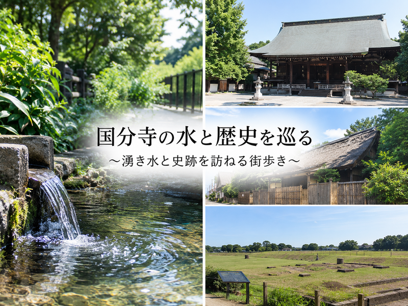 国分寺の水と歴史を巡る
～湧き水と史跡を訪ねる街歩き～