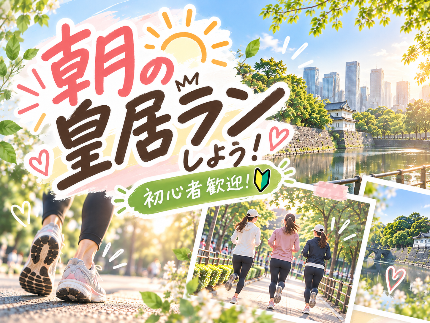 【女性主催 】朝の皇居をがっつりランニング🏃‍♀️初心者歓迎