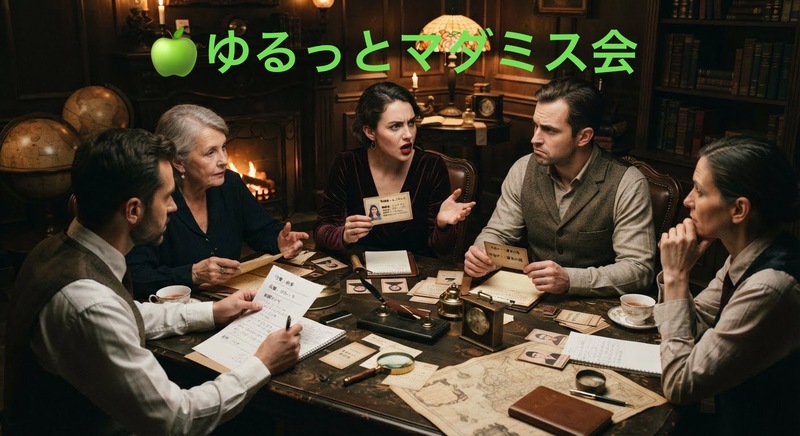 残1枠 🍎感想戦有！🍏ゆるっとマダミス会👻 