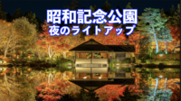 10/29（木）昭和記念公園イルミネーション・フォトウォーク（日本庭園通常料金入場可能）スケジュール公開
