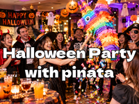 ピニャータを割ろう！ハロウィンパーティー
