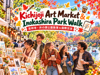 【11/1 吉祥寺開催】🌳 吉祥寺・井の頭公園散策＆アートマーケット！自然と街歩きで国際交流🎨