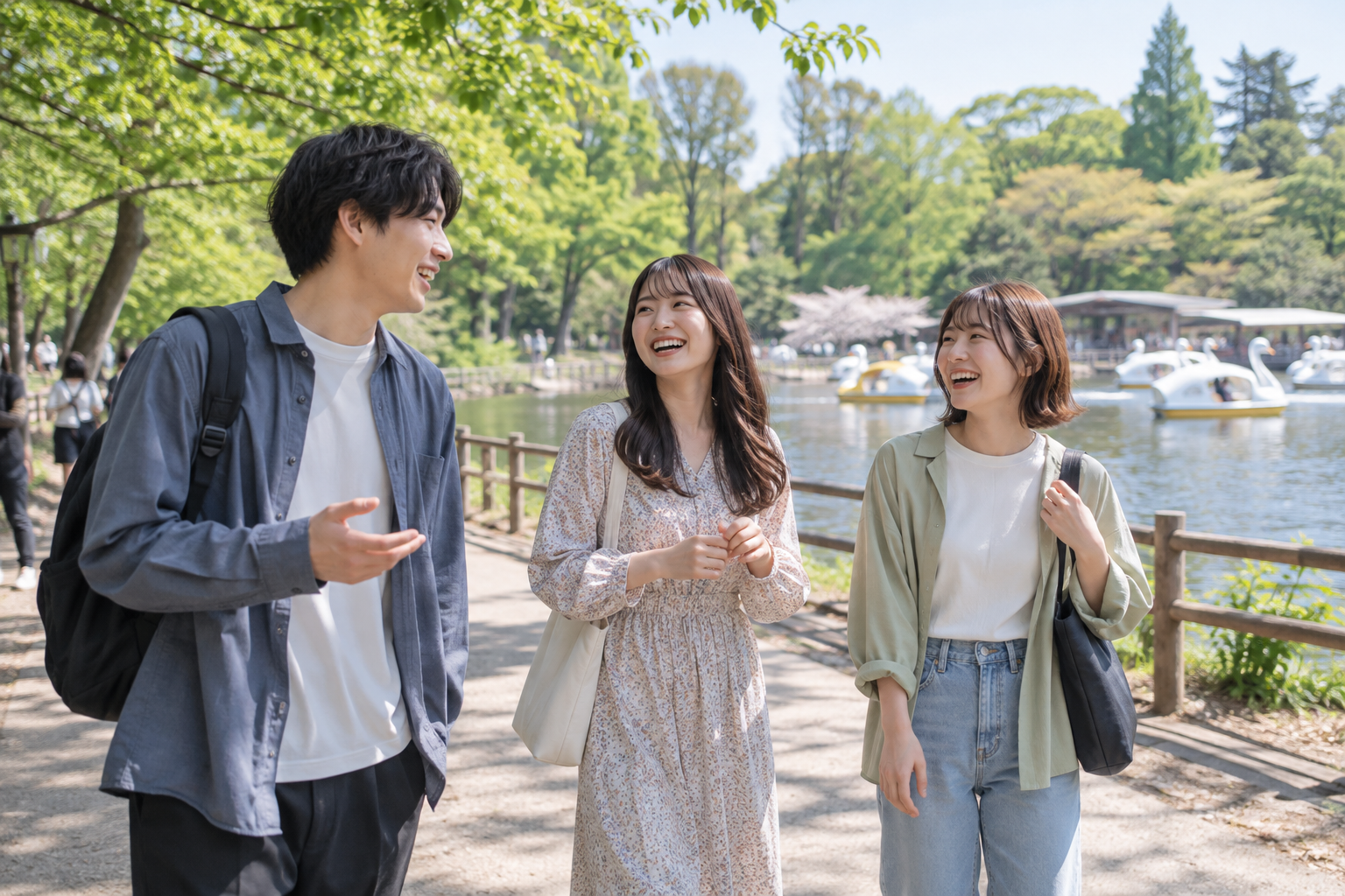 ［散歩イベント］（20  代〜50代）
いつもよりちょっと深い話で大切にしている価値観トーク(^ ^)  井の頭公園編