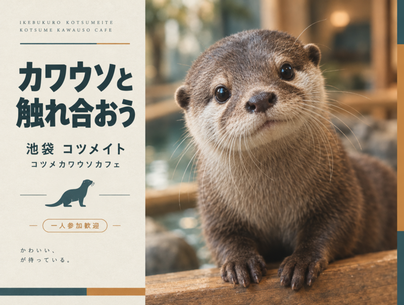 【池袋】カワウソと触れ合おう！