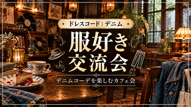☕️浅草の古民家カフェでデニムコーデを楽しむカフェ会