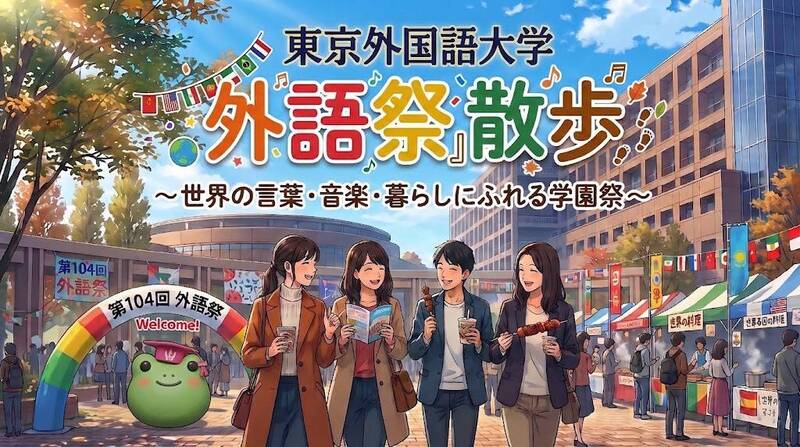 【男女共催】東京外国語大学府中キャンパスの外語祭に行ってみよう@多磨