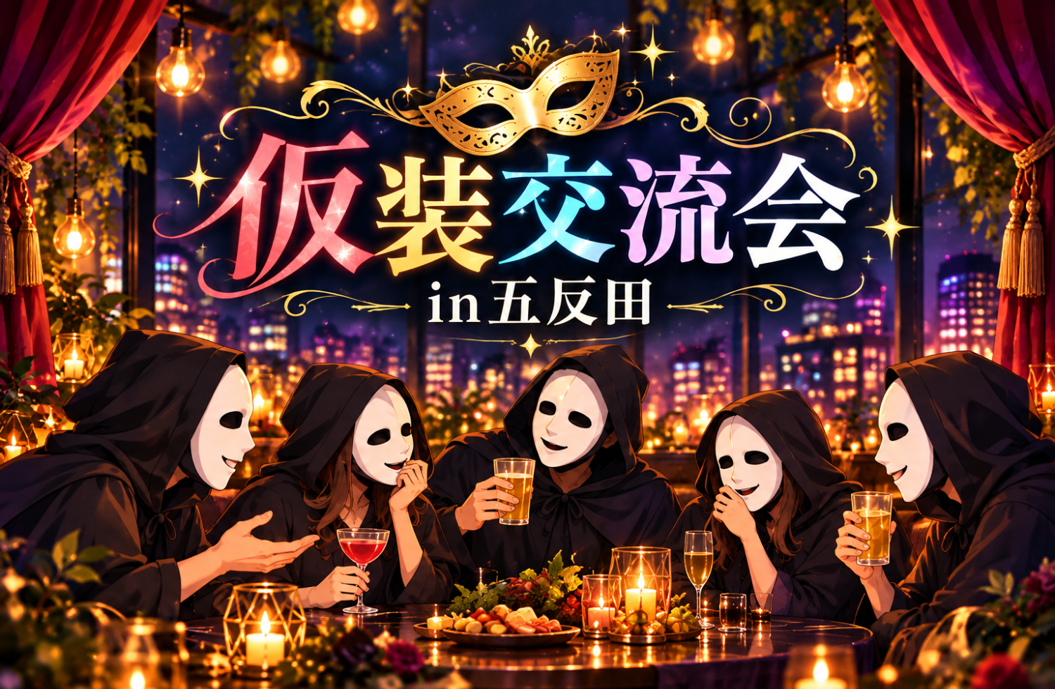 仮装交流会 in 五反田✨女性も安心参加◎年代問わず参加歓迎✨