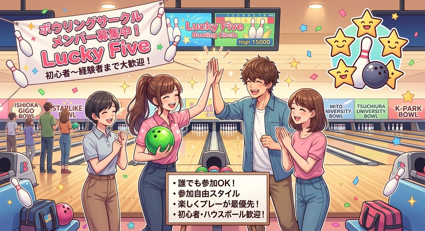 【11/14(土)開催】ボウリングメンバー募集！