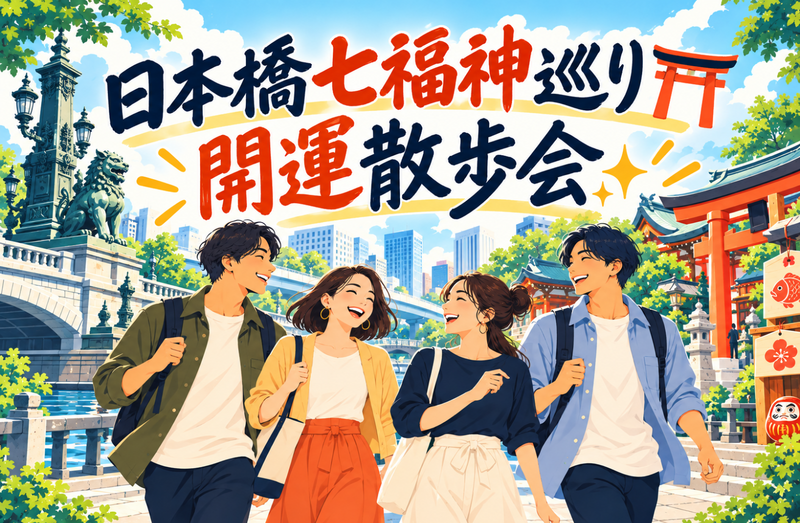 日本橋七福神巡り！ぶらり散歩会✨
