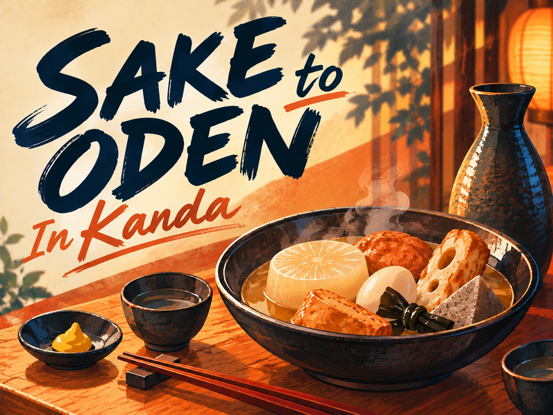 🍶SAKE to ODEN in 神田 🍢
