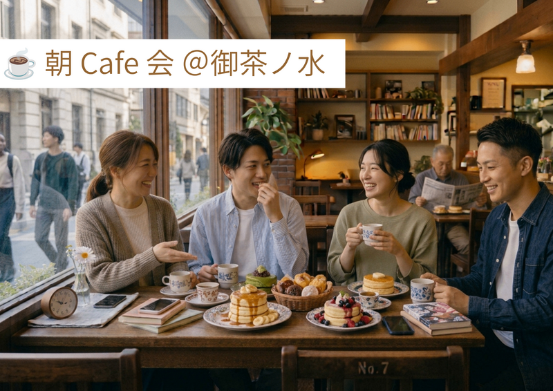 【11/1開催・お茶の水】16:30スタート☕乙コーヒーでスキマ時間カフェ会｜ゆるっと交流・少人数貸切感あり✨