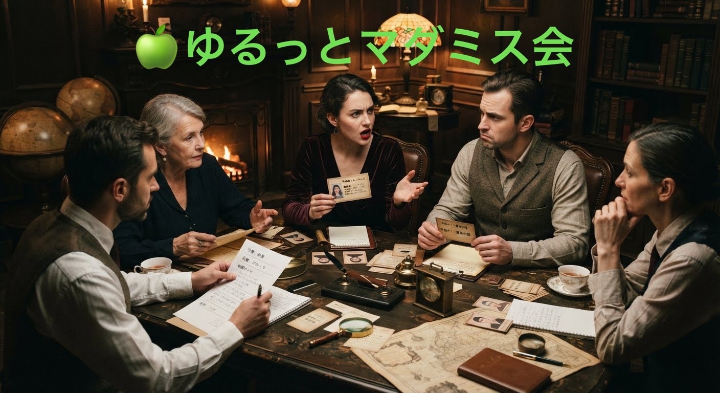 残1枠 🍎感想戦有！🍏ゆるっとマダミス会👻 