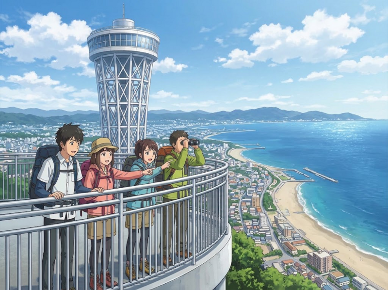 山と海の景色を楽しむ湘南平プチハイキング🌊🥾
