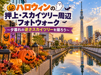 【東京フォトウォーク】ハロウィンの押上・スカイツリー周辺を歩いて写真を撮ろう(初心者・スマホ歓迎!)