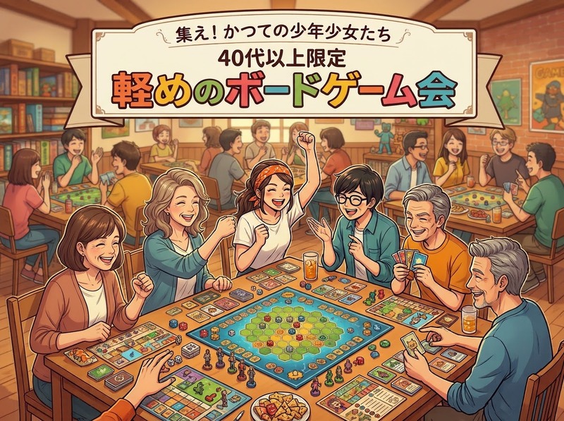 【40代以上】軽めのボードゲーム会