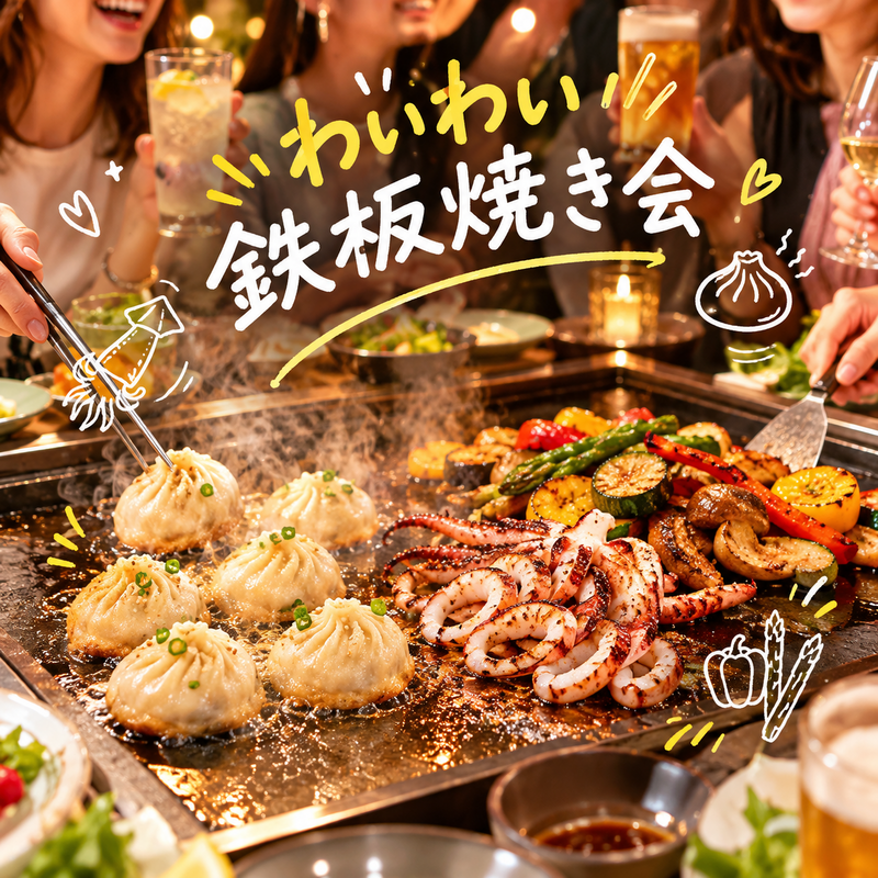 【20代〜30代前半限定♪】鉄板で小籠包！？✨平日の夜からおいしいご飯で盛り上がろう😆