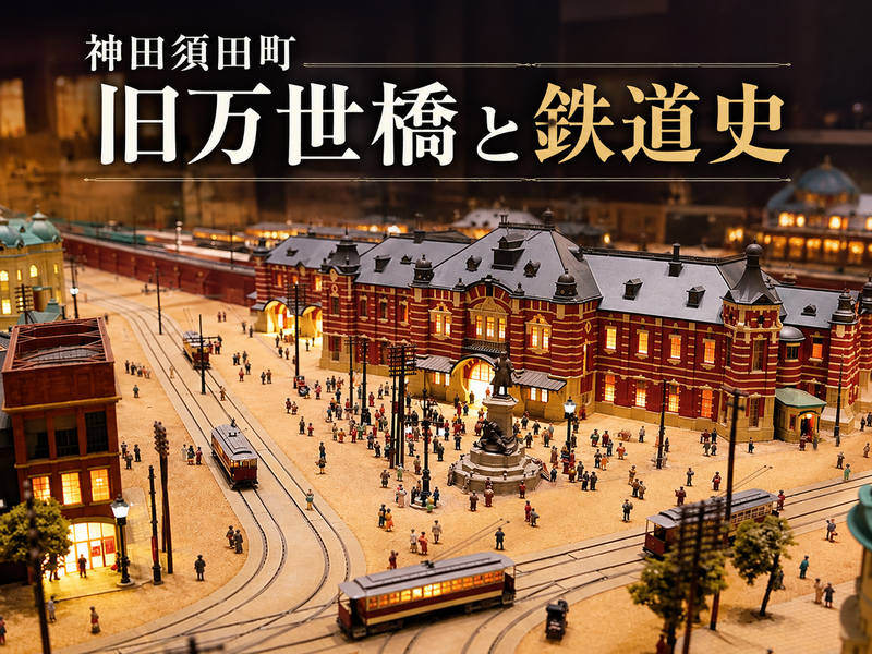 鉄道と老舗が残る神田へ！旧万世橋駅と須田町の歴史を歩こう