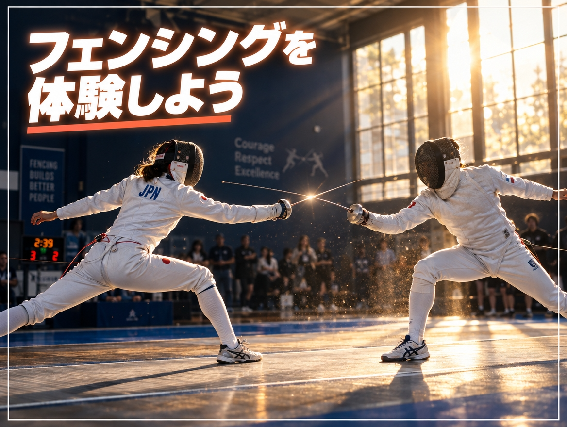🤺フェンシングを体験しよう！