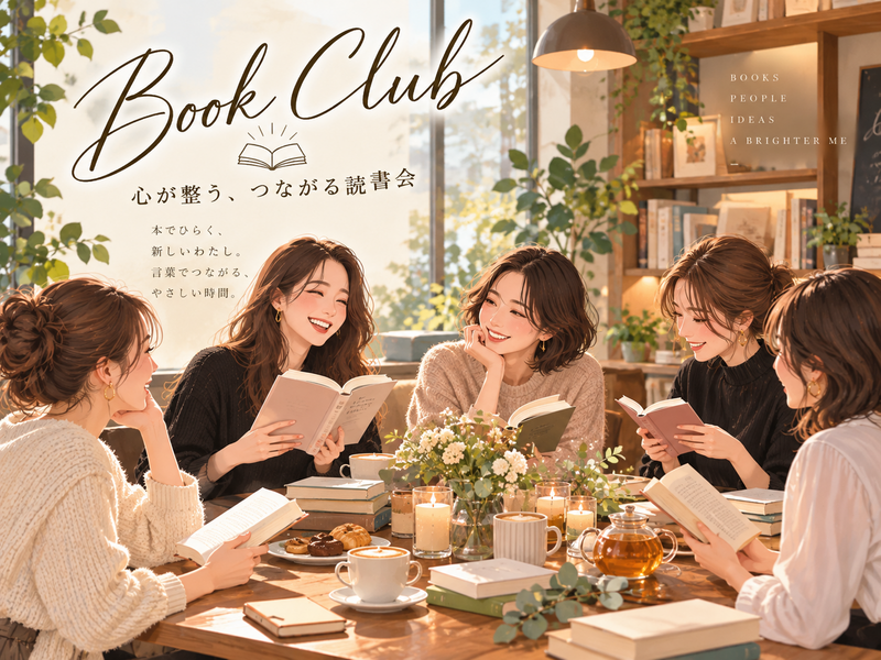 【先着早割2名】20代限定！読書でつながる昼カフェ会