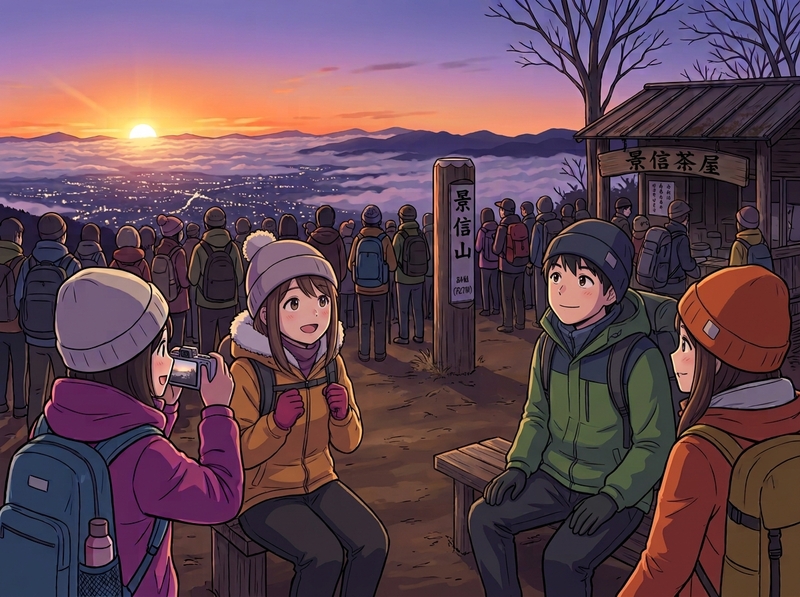【特別イベント】山頂で初日の出を見よう！☀️景信山ナイトハイク🥾