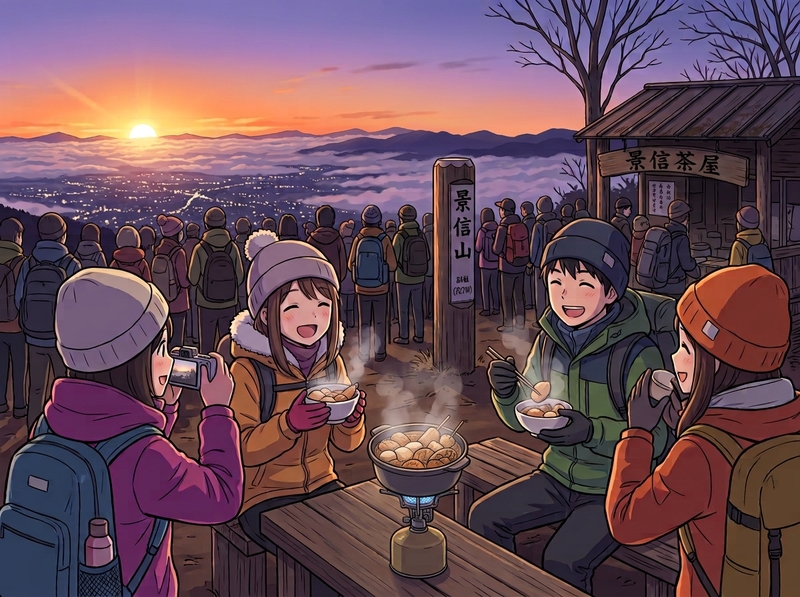 【特別イベント】山頂で初日の出を見よう！☀️景信山ナイトハイク🥾
