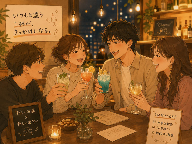 🍸 飲んだことのないお酒を1杯飲みに行こう！ 11/5(はじめまして🆗)