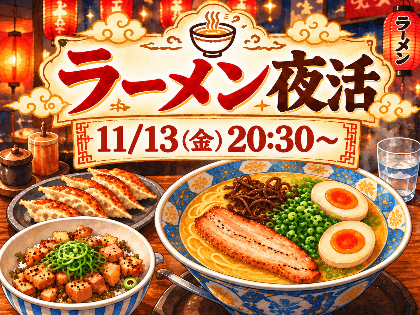 ラーメン夜活しませんか🍜🌃