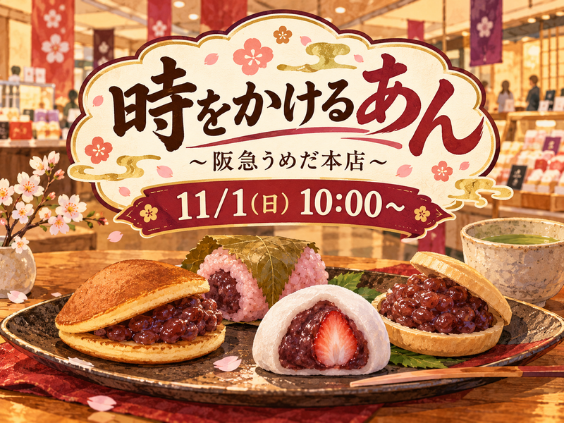 時をかけるあん🍡〜阪急うめだ本店〜