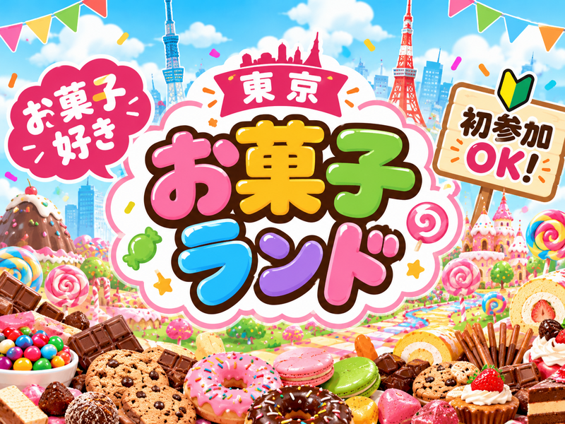 【東京🍭】お菓子好き集まれ！初参加歓迎のわくわくスイーツ交流会✨