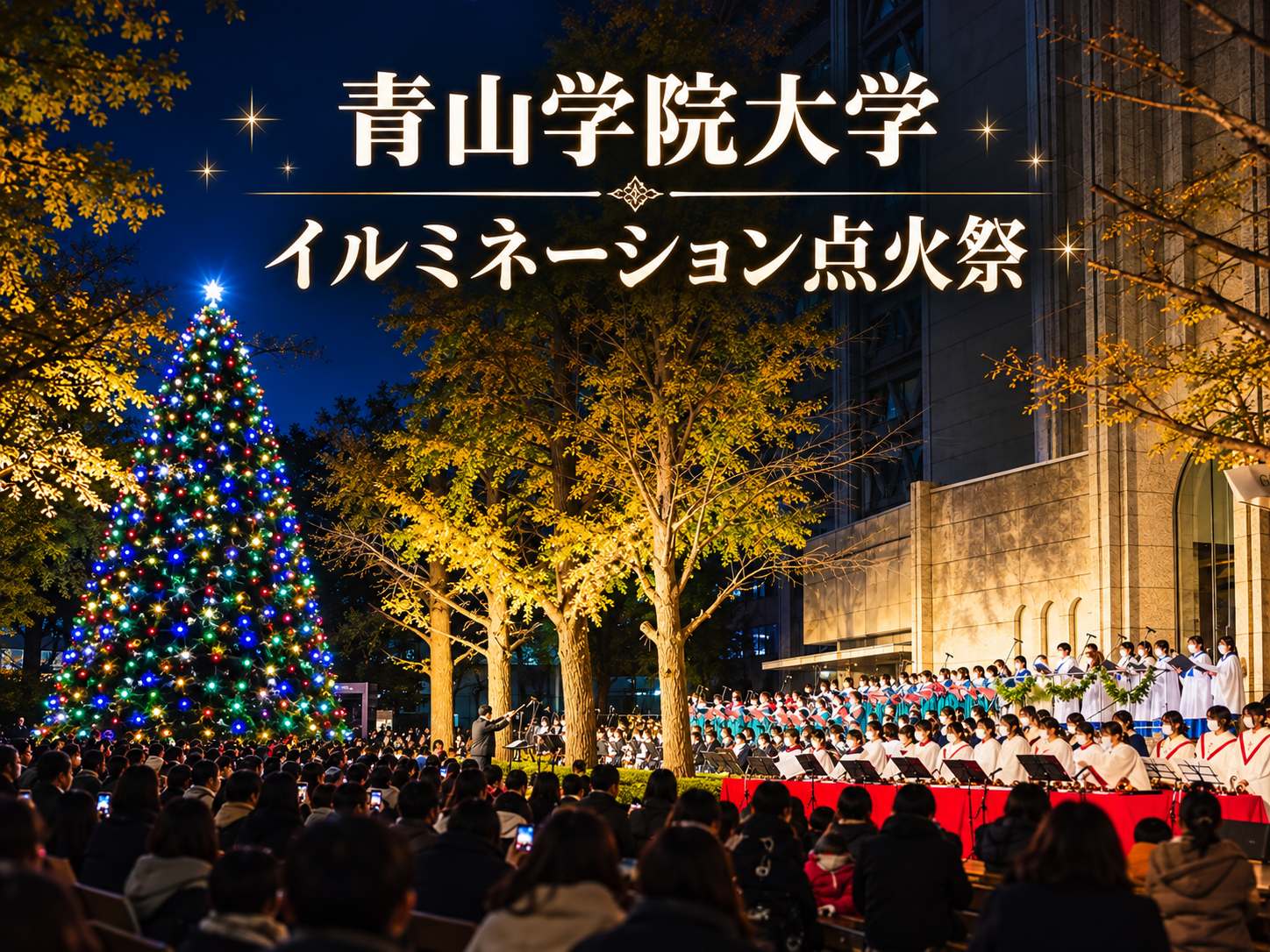 聖歌とハンドベルで迎えるクリスマス！青山学院の伝統の点火祭を楽しもう