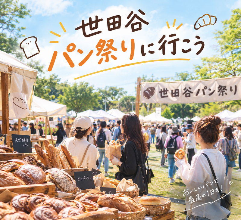 【11/1(日)開催！】20代限定！世田谷パン祭りに行こう！✨