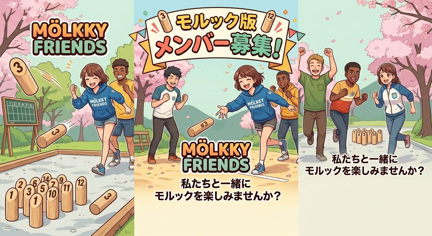 🌿🎯 狙って、笑って、つながる♪ モルック日和�
