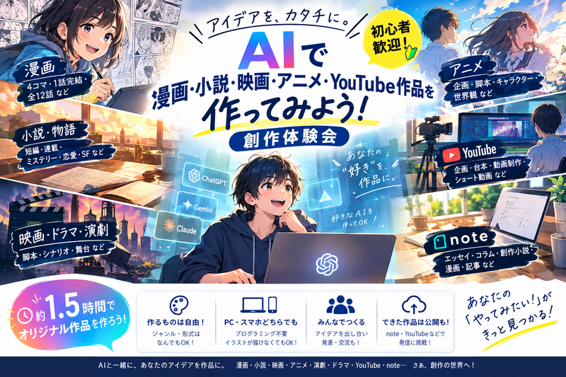 🎨【初心者歓迎】AIで漫画・脚本を作ってみよう！