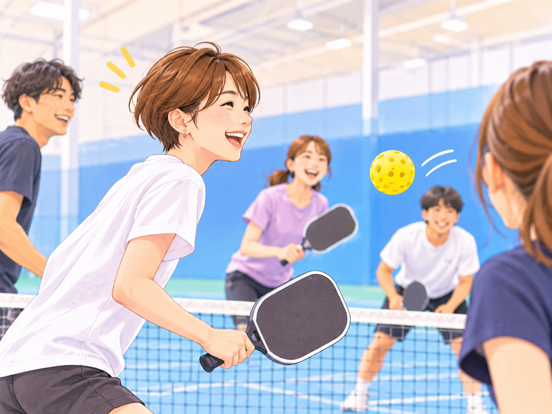 【11/1(日)21時〜新橋　開催🎾】女性主催・初心者限定！室内ピックルボール体験会【少人数制・1人参加大歓】
