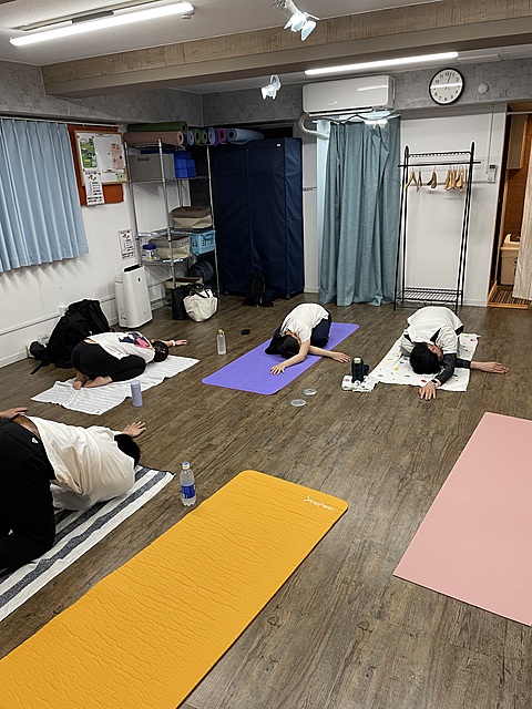 5/22 ヨガをしました!
